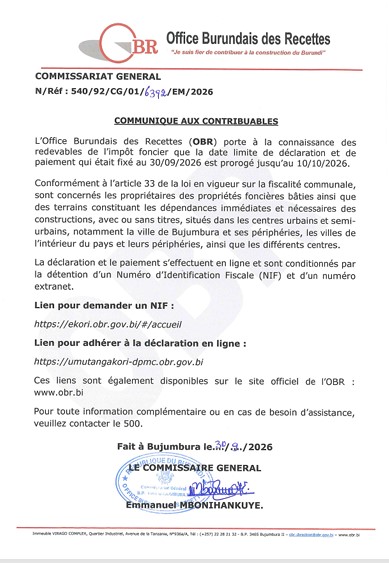 Prorogation 30 09 2026