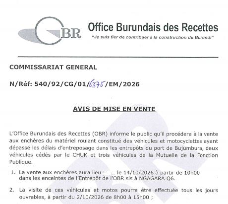 Vente aux enchères 30 09 2026